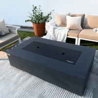 Thumbnail for Elementi Plus - Cape Town Rectangular Concrete Fire Pit Table - OFG410SL - Fire Pit Stock