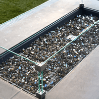 Thumbnail for Elementi Plus - Cape Town Rectangular Concrete Fire Pit Table - OFG410SL - Fire Pit Stock