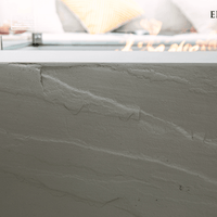 Thumbnail for Elementi Plus - Meteora Rectangular Concrete Fire Pit Table - OFG410SG - Fire Pit Stock