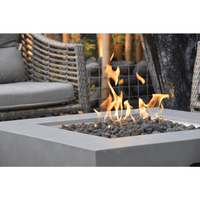 Thumbnail for Modeno - Westport Square Concrete Fire Pit Table OFG135 - Fire Pit Stock
