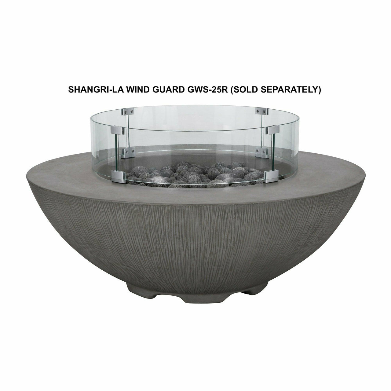 PyroMania Fire - Wind Guard for Shangri-La and Genesis Fire Tables - Fire Pit Stock