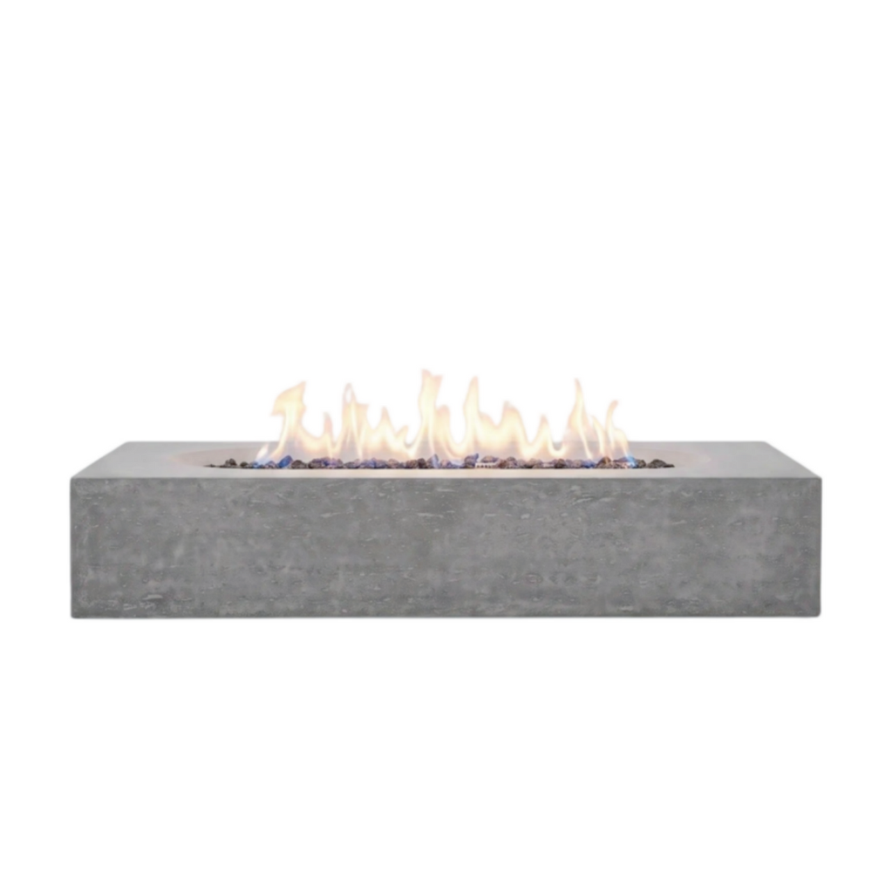 PyroMania Fire - Alchemy Rectangle Concrete Fire Pit Table