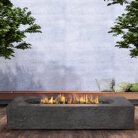 Thumbnail for PyroMania Fire - Alchemy Rectangle Concrete Fire Pit Table