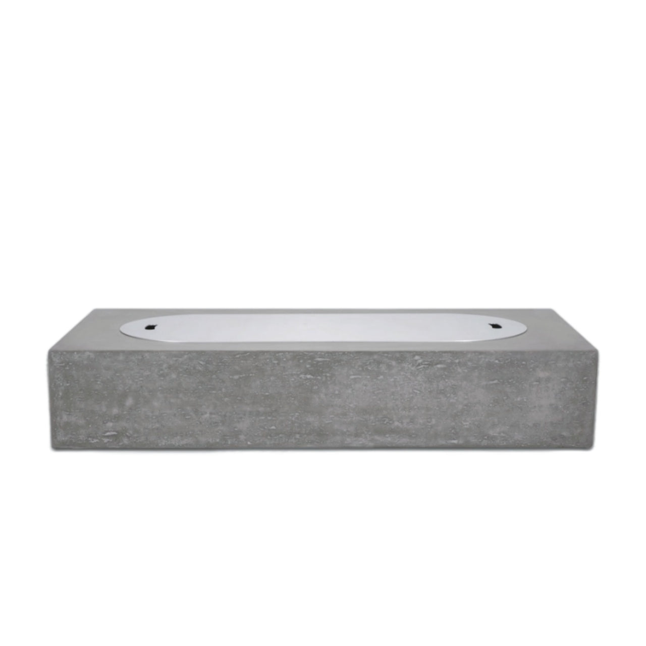 PyroMania Fire - Alchemy Rectangle Concrete Fire Pit Table