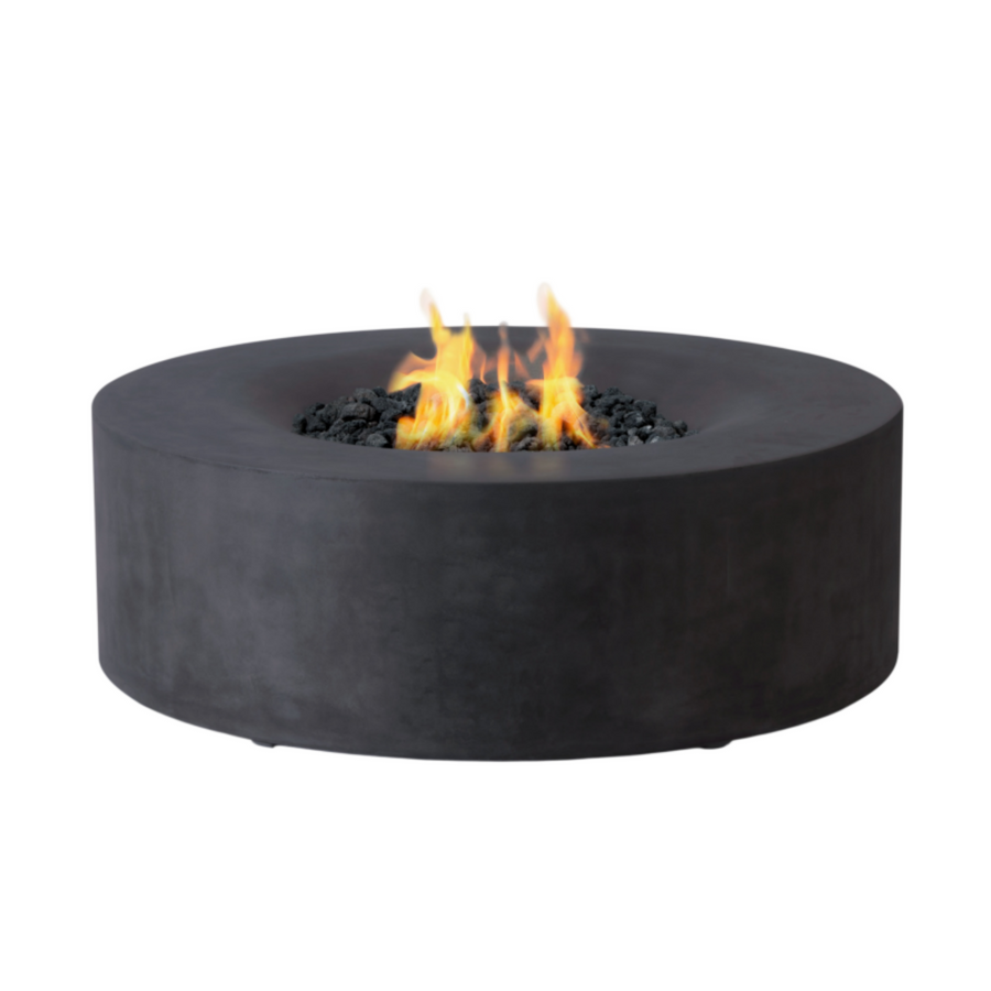 PyroMania Fire - Avalon Round Concrete Fire Pit Table