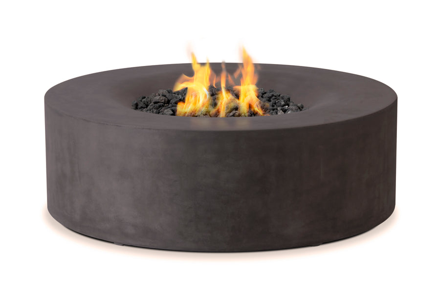 PyroMania Fire - Avalon Round Concrete Fire Pit Table - Fire Pit Stock