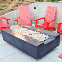 Thumbnail for PyroMania Fire - Arroyo Rectangle Concrete Fire Pit Table