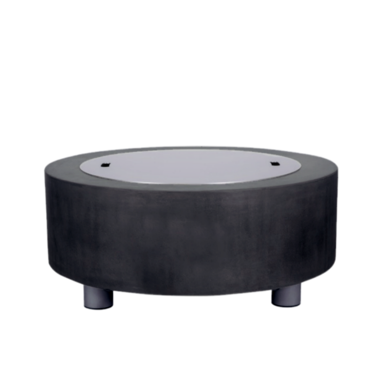 PyroMania Fire - Avalon Round Concrete Fire Pit Table