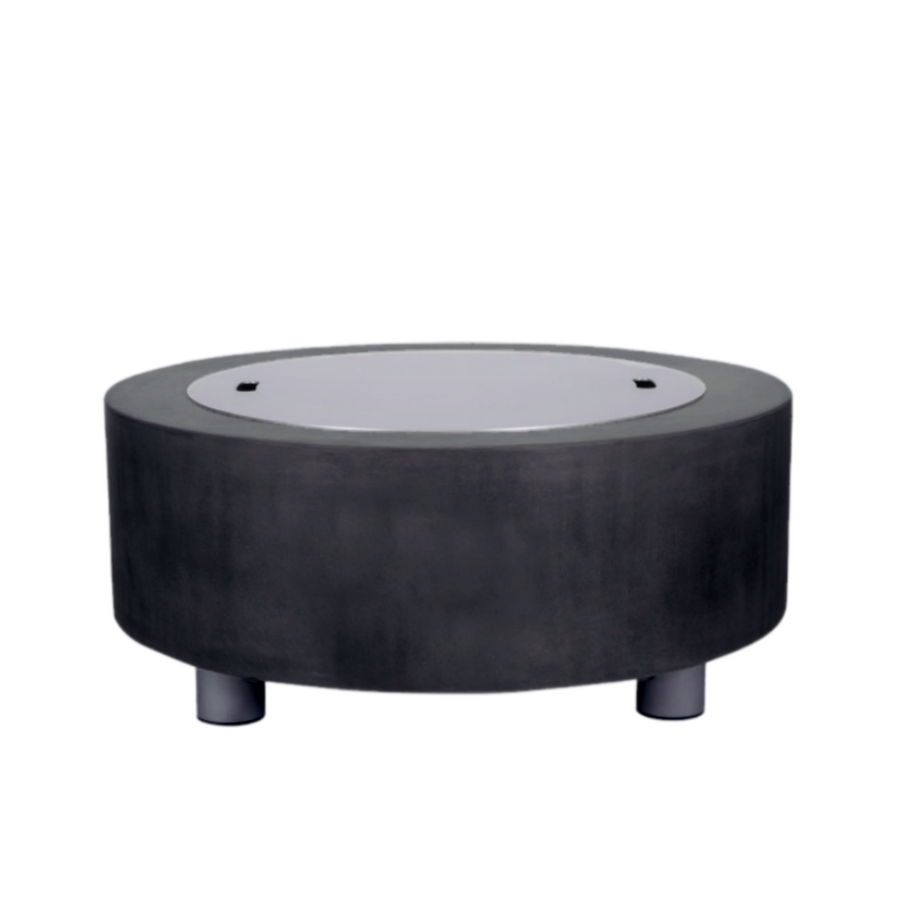 PyroMania Fire - Avalon Round Concrete Fire Pit Table