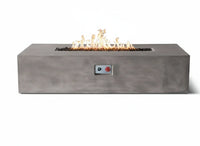 Thumbnail for PyroMania Fire - Brut 60 Rectangle Concrete Fire Pit Table