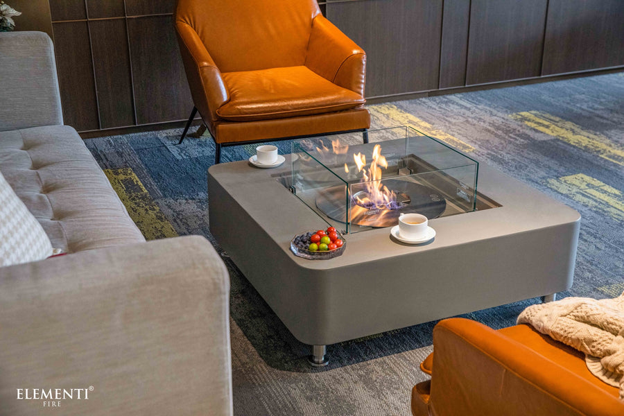 Elementi - Perth Ethanol Square Fire Table ECG02