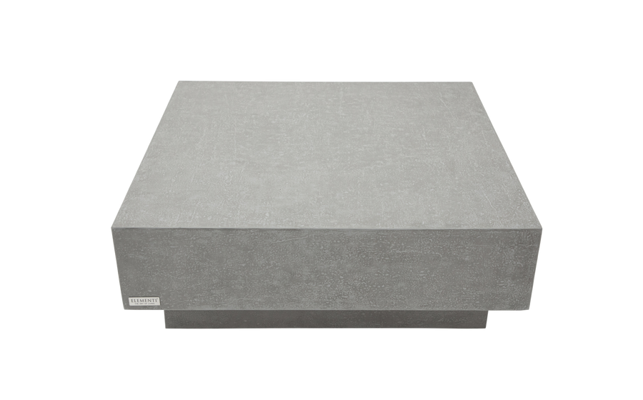 Elementi Home - Tevere 40" Square Concrete Coffee Table FCG01