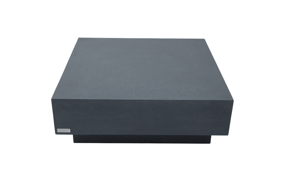 Elementi Home - Tevere 40" Square Concrete Coffee Table FCG01