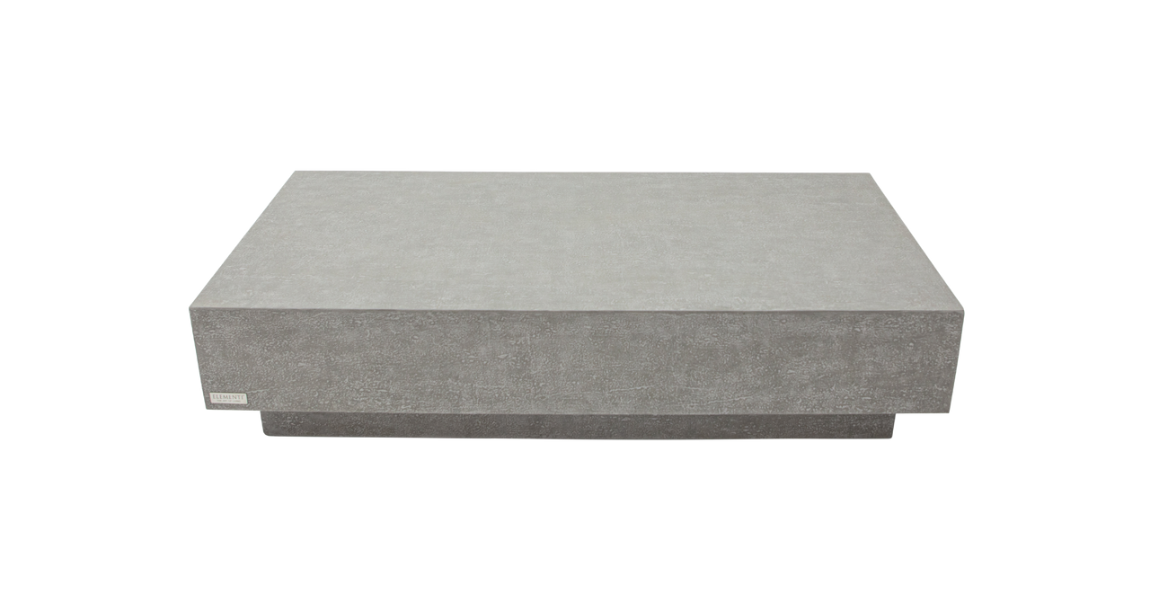Elementi Home - Tevere 60" Rectangular Concrete Coffee Table FCG03
