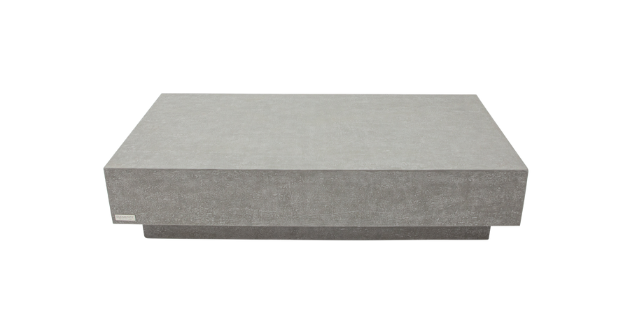 Elementi Home - Tevere 60" Rectangular Concrete Coffee Table FCG03