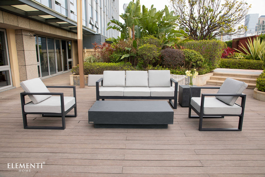 Elementi Home - Tevere 60" Rectangular Concrete Coffee Table FCG03