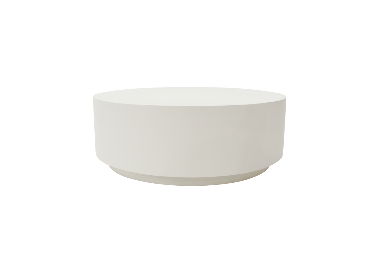 Elementi Home - Rome 40" Round Concrete Coffee Table FCG07