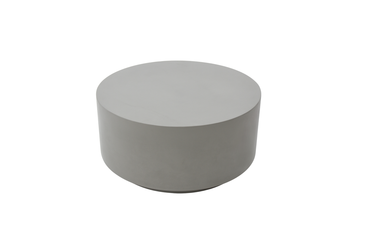 Elementi Home - Rome 34" Round Concrete Coffee Table FCG08