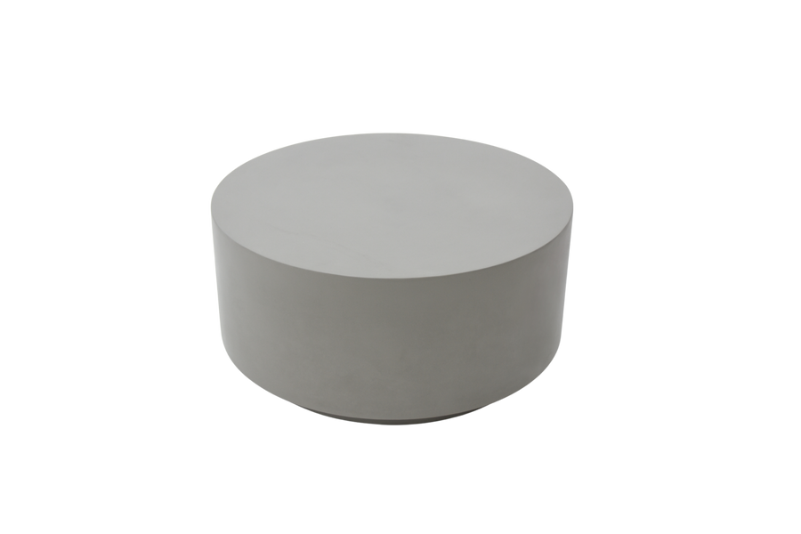 Elementi Home - Rome 34" Round Concrete Coffee Table FCG08