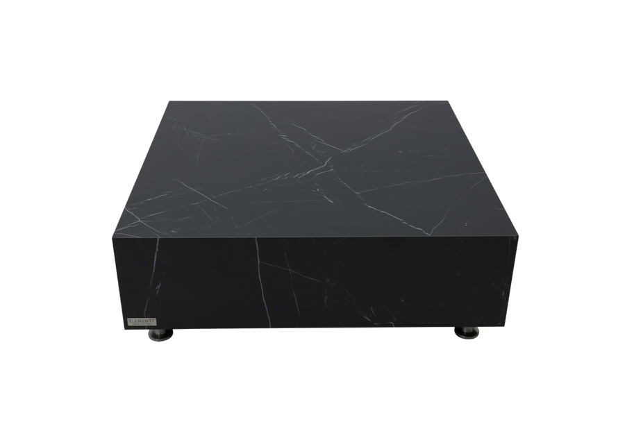 Elementi Home - Sofia 40" Square Porcelain Coffee Table FCP01-BB