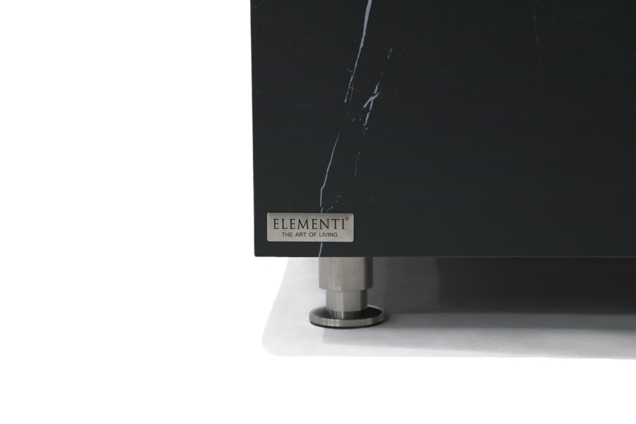 Elementi Home - Sofia 40" Square Porcelain Coffee Table FCP01-BB