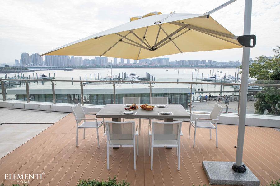 Elementi Home - Santiago Rectangular Dining Table FDG01-SG