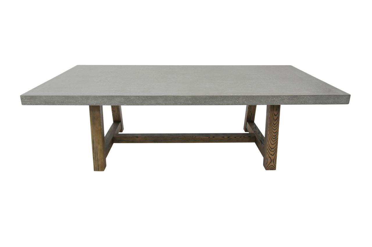 Elementi Home - Seine 94.5" Rectangular Concrete Dining Table FDM01-SG