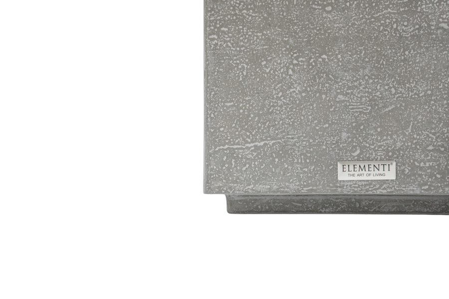 Elementi Home - Tevere 18" Square Concrete Side Table FEG01