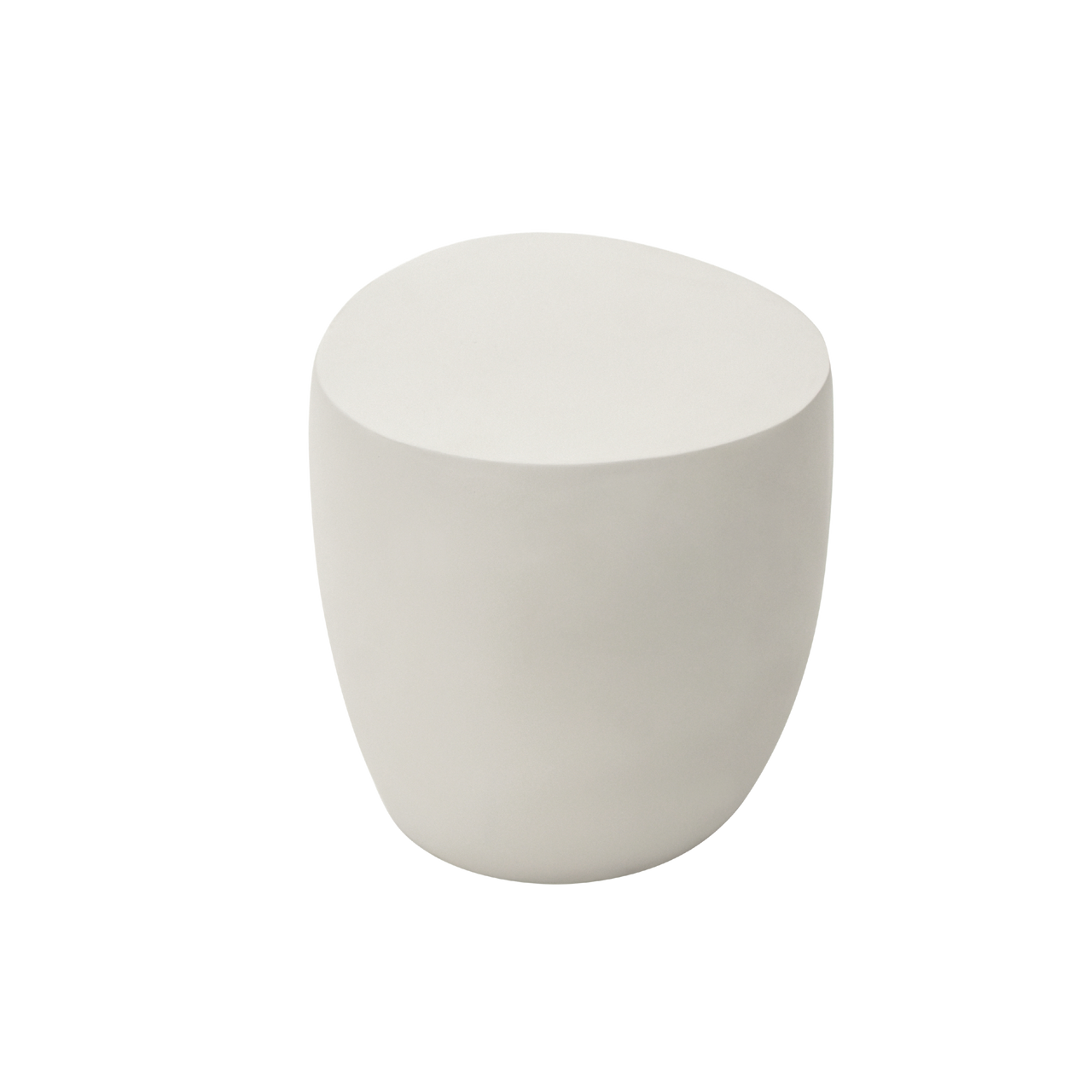 Elementi Home - Ikaria 19" Egg Shape Concrete Side Table FEG04