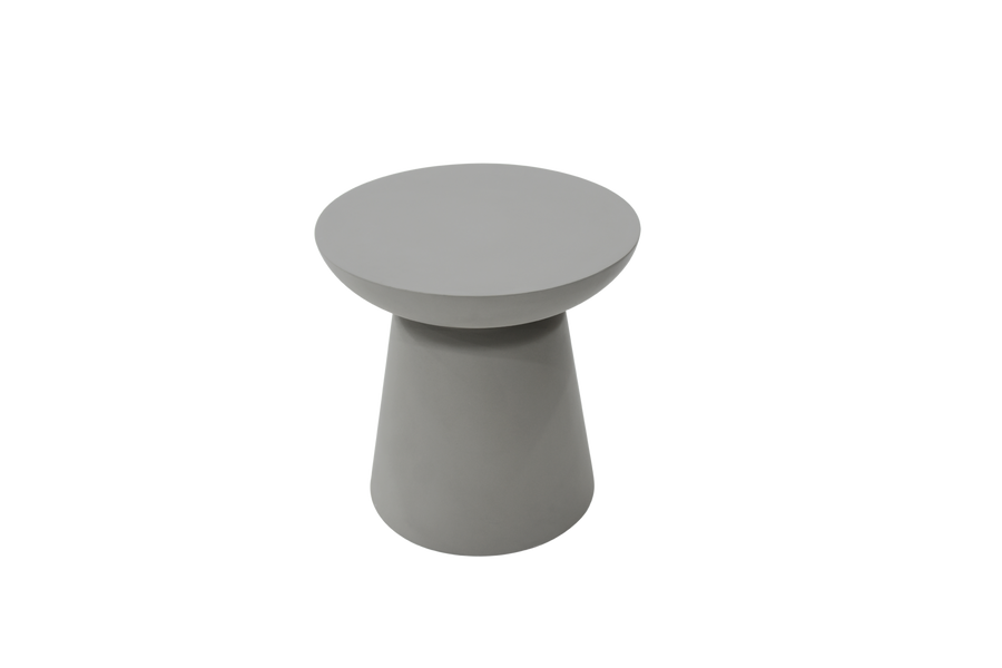 Elementi Home - Kylix 20" Round Concrete Side Table FEG06