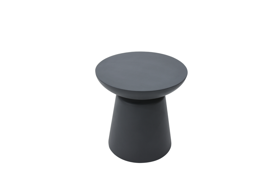 Elementi Home - Kylix 20" Round Concrete Side Table FEG06