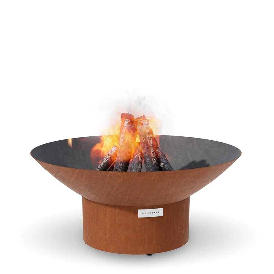 Arteflame 40" Fire Pit Low Round Base