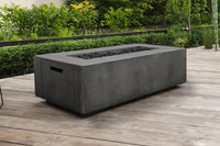 Thumbnail for Prism Hardscapes - Porto Series 60 Rectangular Concrete Fire Table w/ Hidden Propane Storage