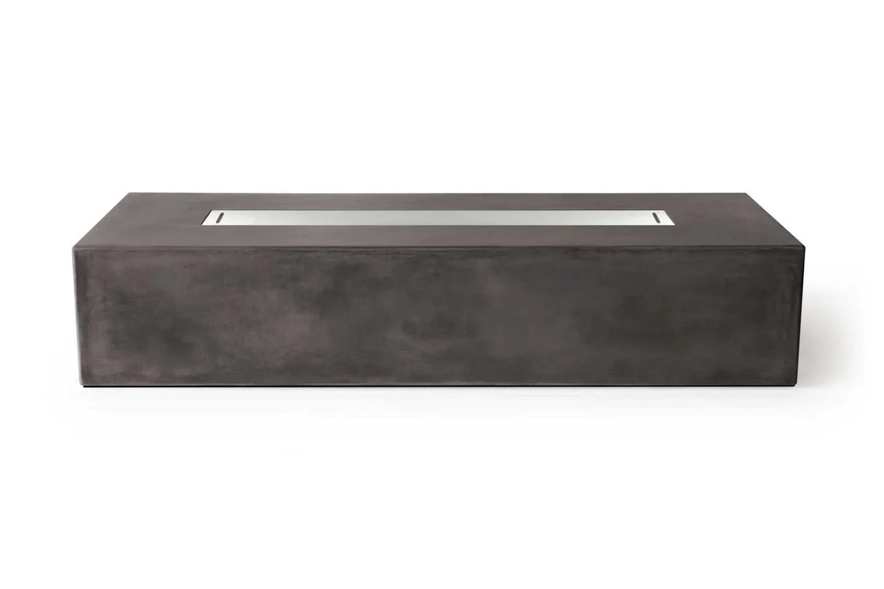 PyroMania Fire - Brut 72 Rectangle Concrete Fire Pit Table