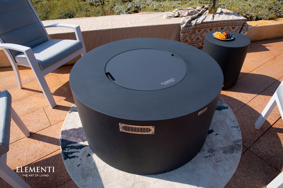 Elementi - Stainless Steel Lid for Pacaya Round Fire Pit Table OFG311