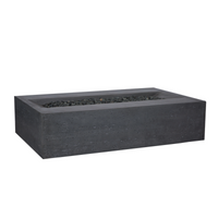 Thumbnail for PyroMania Fire - Millenia Rectangle Concrete Fire Pit Table