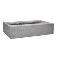 Thumbnail for PyroMania Fire - Millenia Rectangle Concrete Fire Pit Table