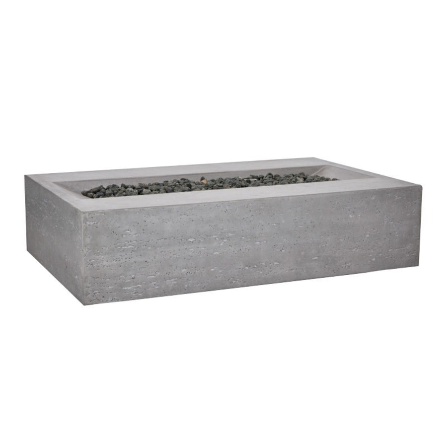 PyroMania Fire - Millenia Rectangle Concrete Fire Pit Table