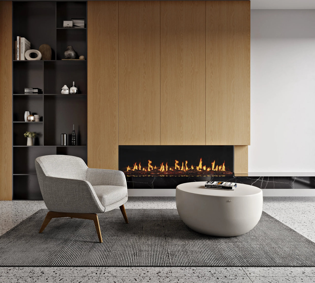 EcoSmart Fire - Motion 76 Electric Fireplace