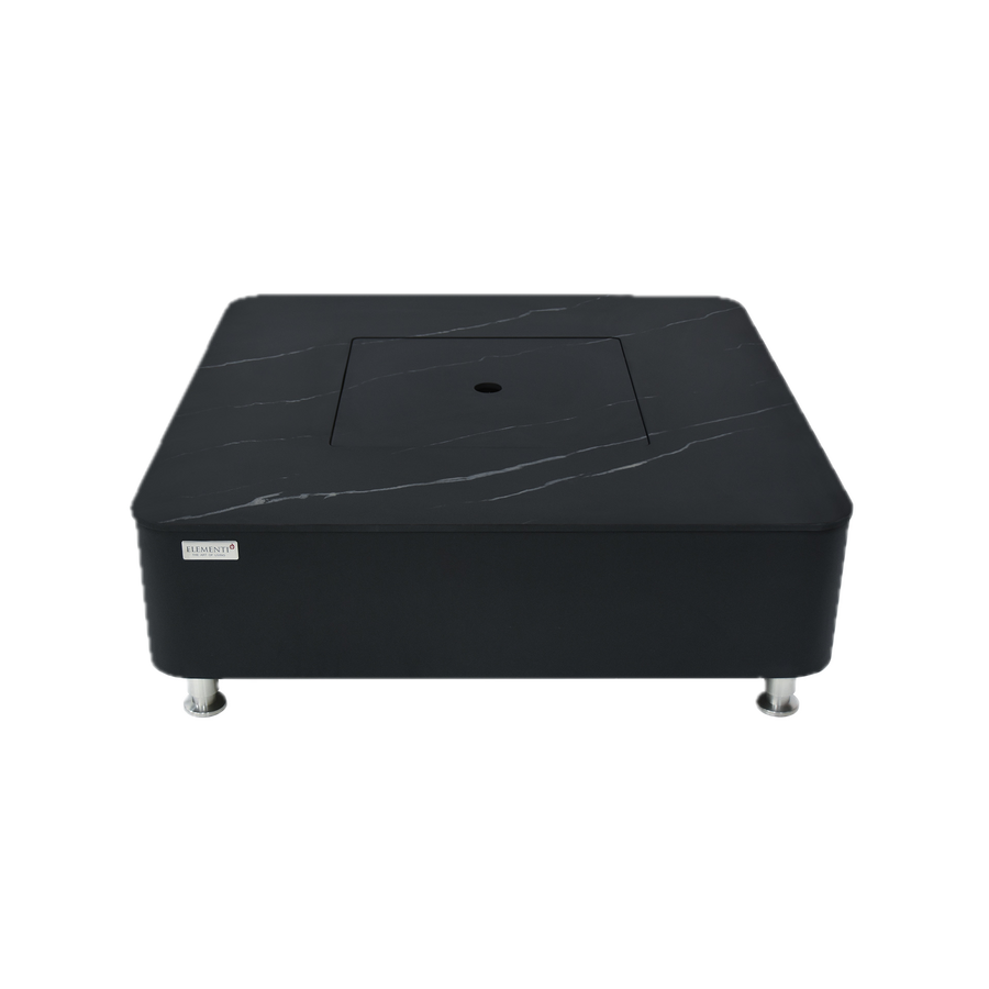 Elementi Plus - Copenhagen 42” Square Porcelain Top Fire Table OFP101BB