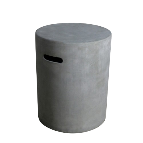 Modeno - Round Concrete Propane Tank Cover with Smooth Texture ONB017