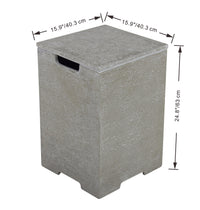 Thumbnail for Elementi Plus - Square Concrete Propane Tank Cover ONB406