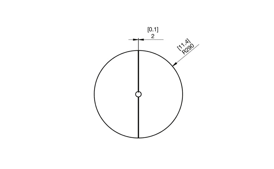 EcoSmart Fire - R20 Glass Cover Plate for Ark 40, Martini 50, Pod 30, Pod 40, Round 20, and Tequila 50