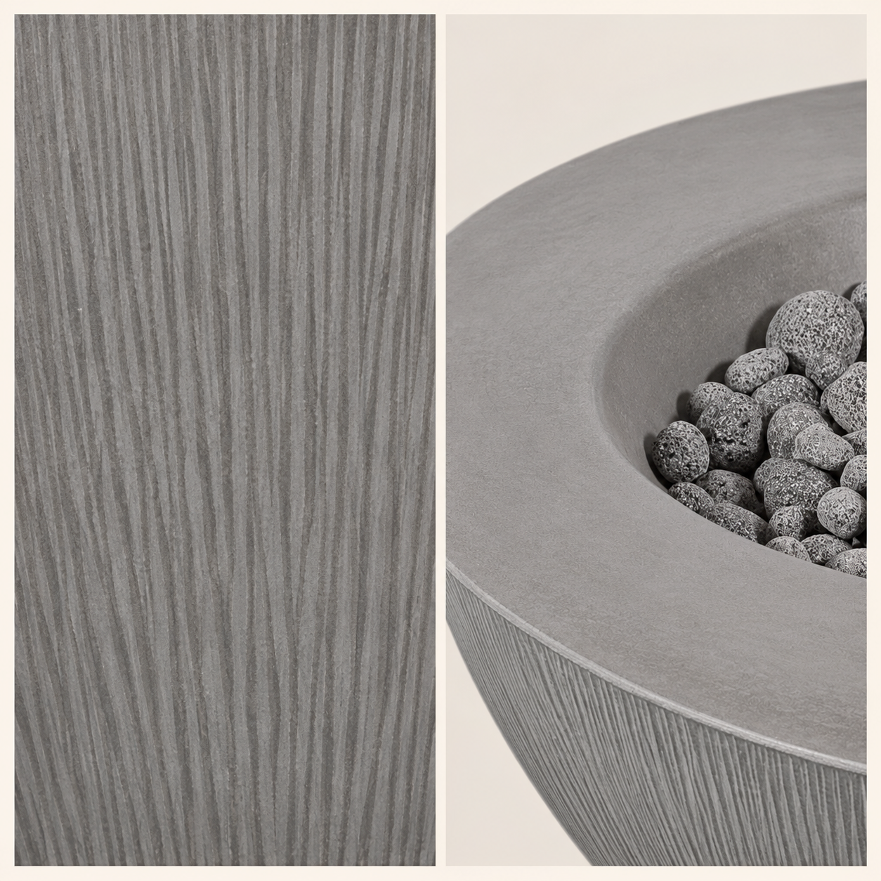 PyroMania Fire - Shangri-La Round Concrete Fire Pit Bowl