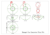 Thumbnail for PyroMania Fire - Shangri-La Round Concrete Fire Pit Bowl
