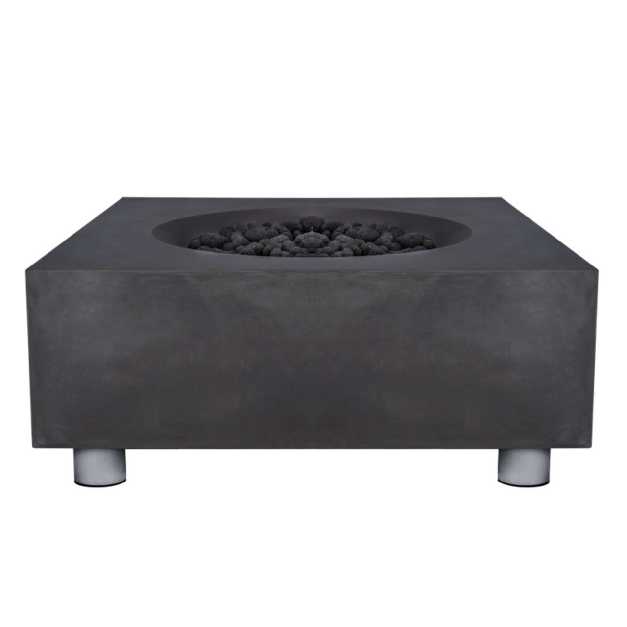 PyroMania Fire - Tao Square Concrete Fire Pit Table