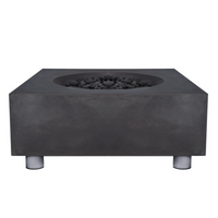 Thumbnail for PyroMania Fire - Tao Square Concrete Fire Pit Table