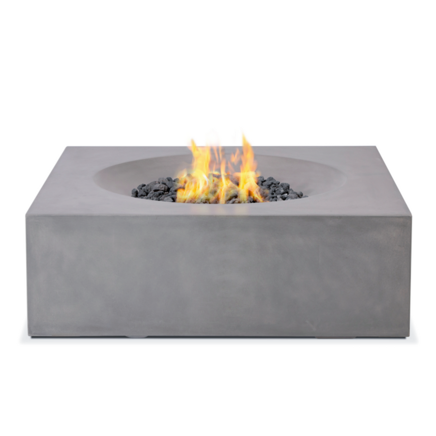 PyroMania Fire - Tao Square Concrete Fire Pit Table