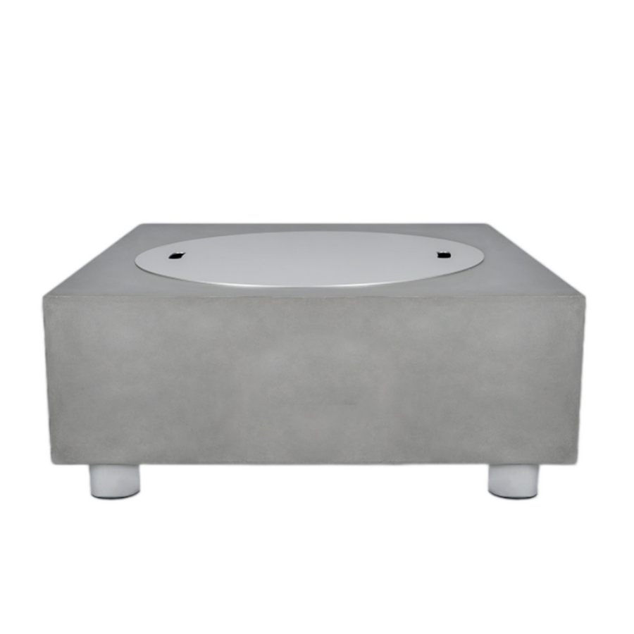 PyroMania Fire - Tao Square Concrete Fire Pit Table