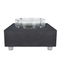 Thumbnail for PyroMania Fire - Tao Square Concrete Fire Pit Table